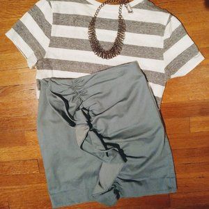 H&M Ruffle Mini Skirt